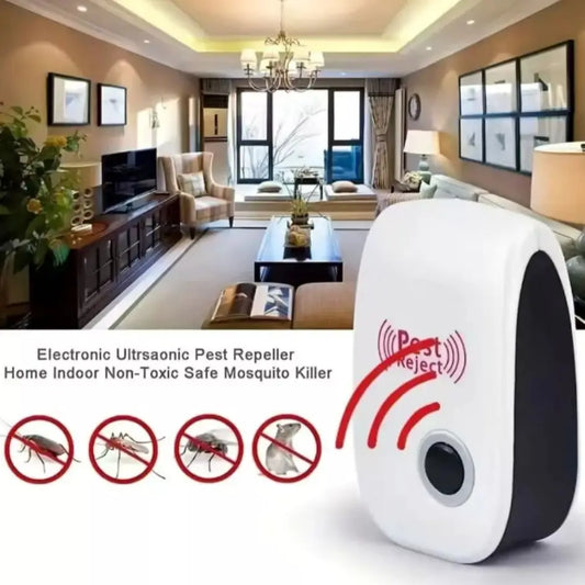 Riddex® Plus - Repelente Eléctrico-Elimina plagas sin veneno ni químicos.