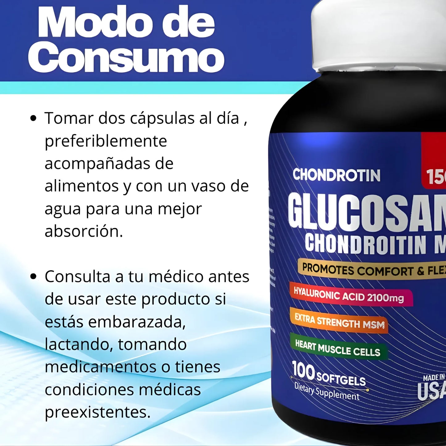Glucosamin + Ácido Hialurónico | GRATIS 1 gel Chillflex