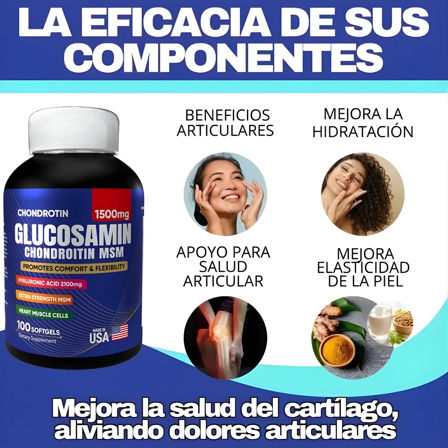 Glucosamin + Ácido Hialurónico | GRATIS 1 gel Chillflex