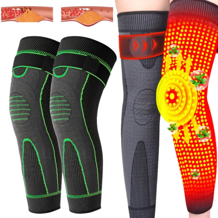 Pack 2 Rodilleras acupresión-¡REGALO! 1 gel para articulaciones