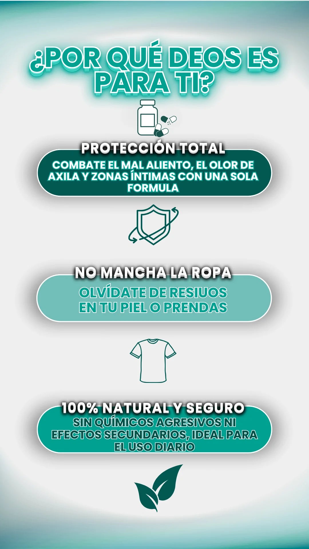 Deos Elimina Mal Olor 30 caps-Paga 1 lleva 2