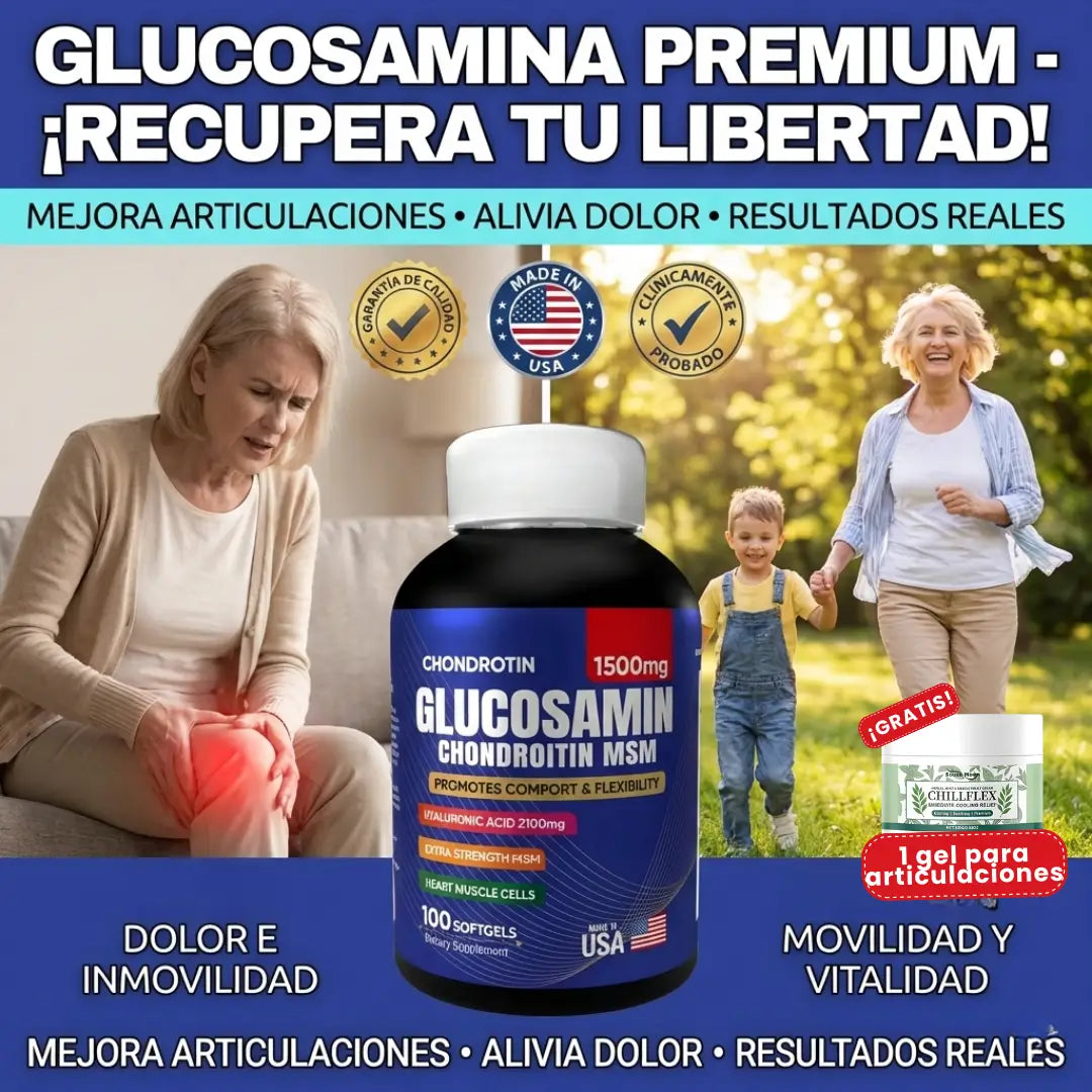 Glucosamin + Ácido Hialurónico | GRATIS 1 gel Chillflex