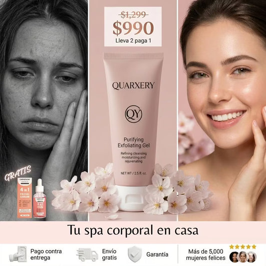 Gel Exfoliante QUARXERY 50gr- Paga 1 lleva 2