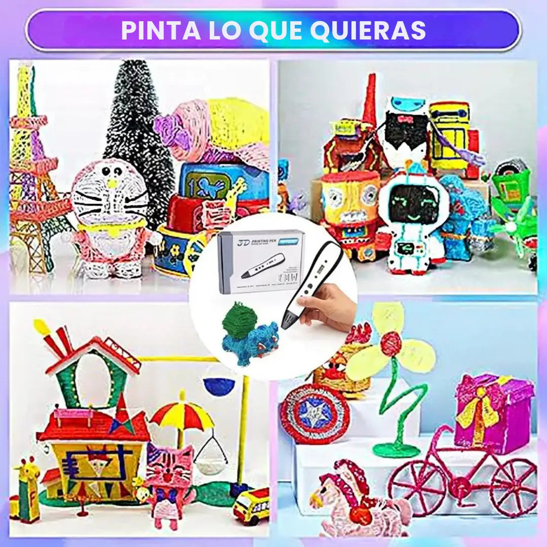 Lápiz Magic 3D: Dale vida y crea figuras increíbles