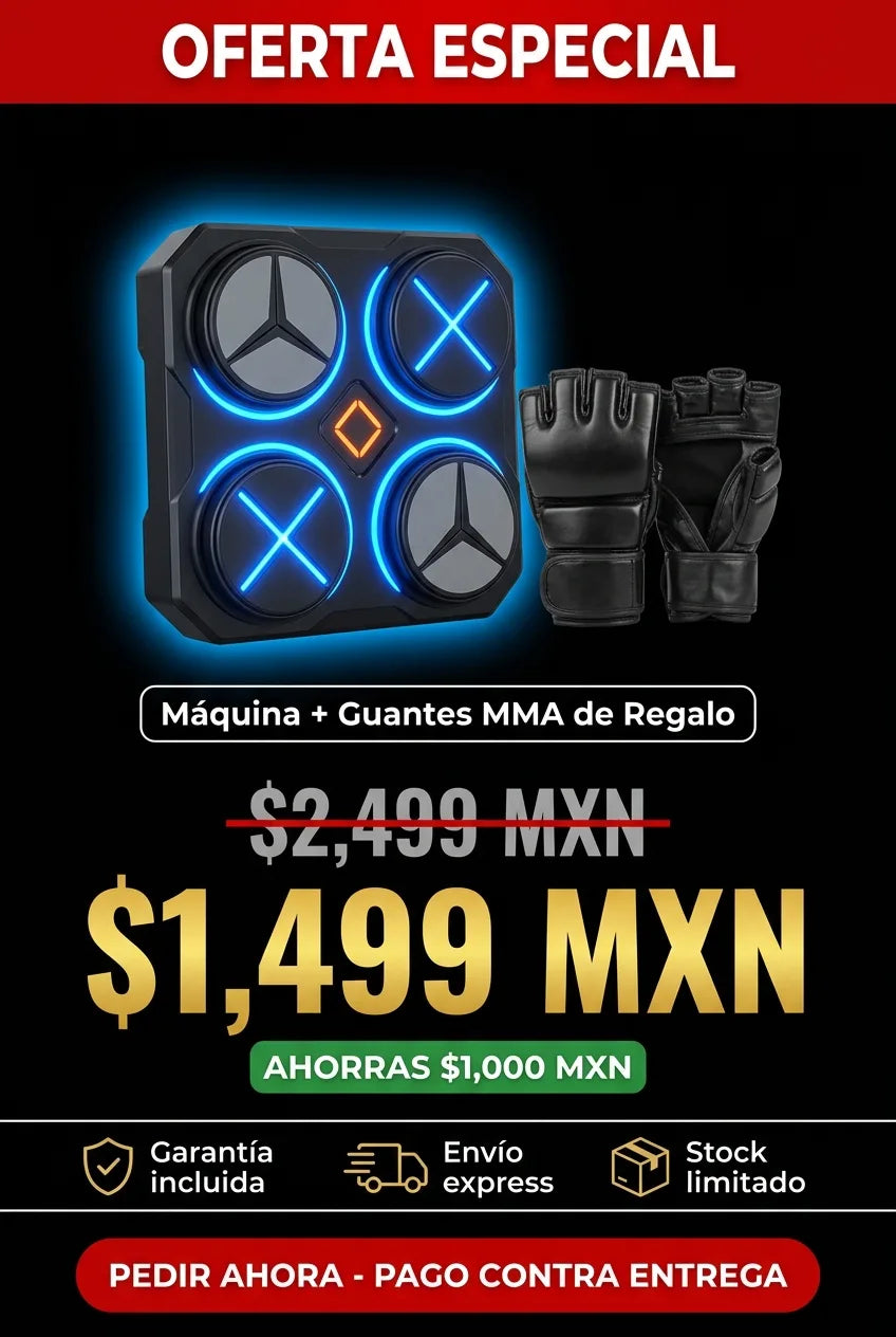 Oferta especial 1499 MXN maquina boxeo