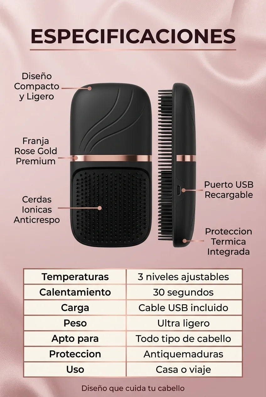Especificaciones cepillo