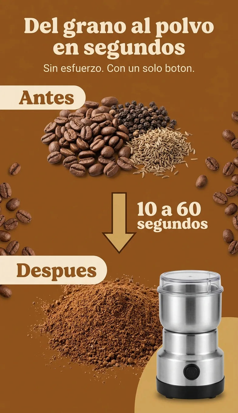 Transformacion granos a polvo